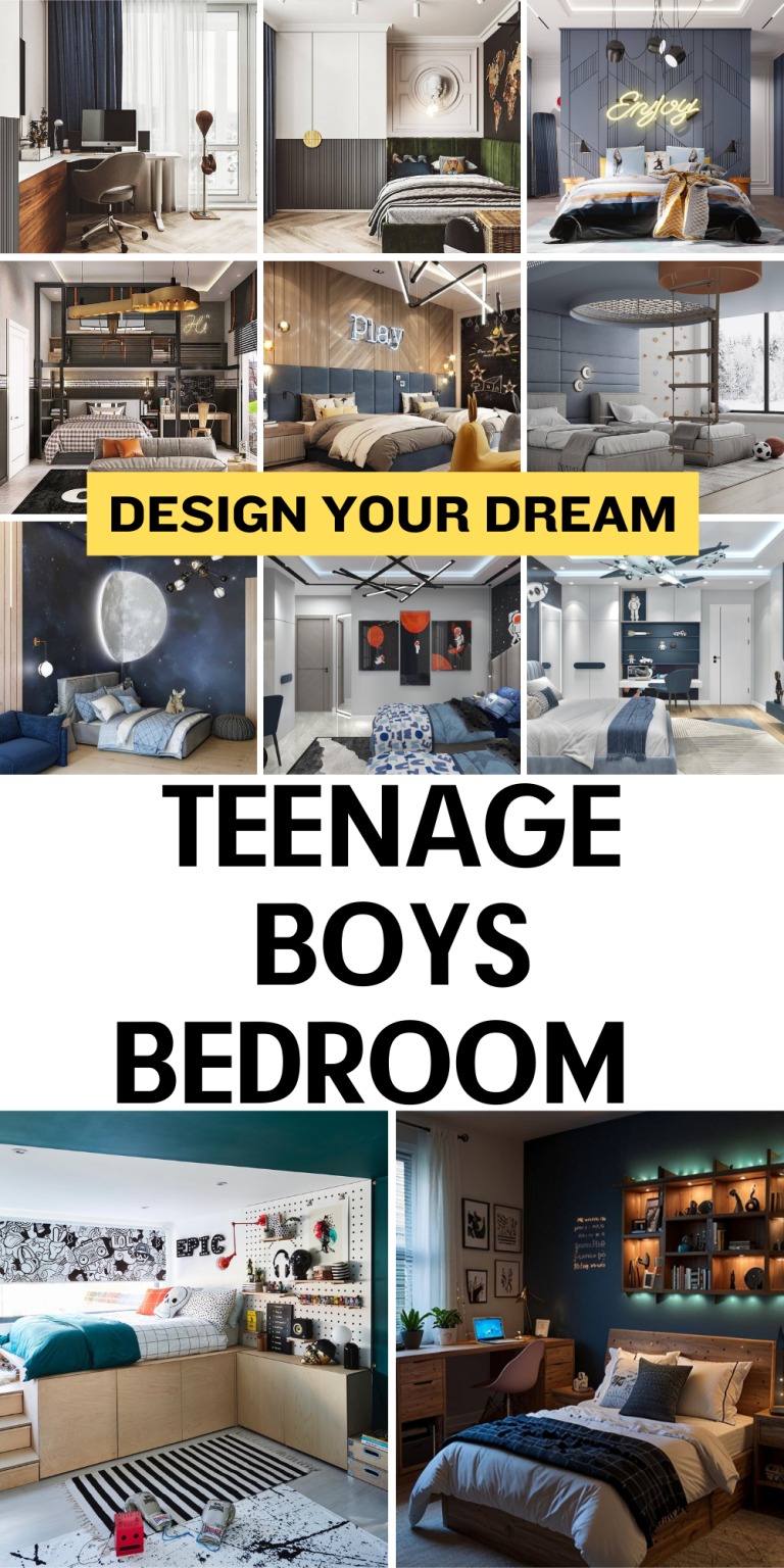 40 Teenage Boys Bedroom Ideas for Stylish & Cool Spaces - placeideal.com