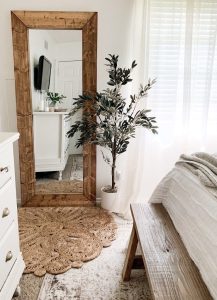 35 Trending Standing Mirror Decorating Ideas for Modern Homes ...
