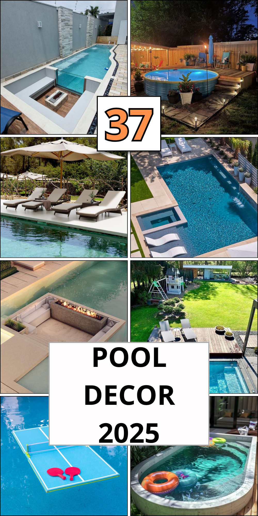 37 Trending Pool Decor Ideas - Transform Your Backyard! - placeideal.com