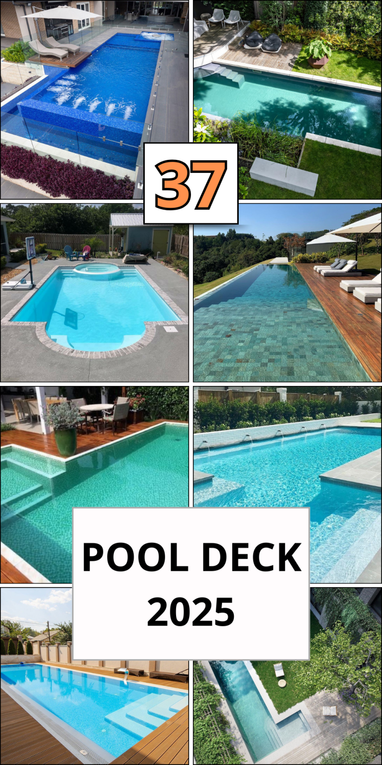 37 Stunning Pool Deck Ideas 2025: Transform Your Backyard Oasis ...