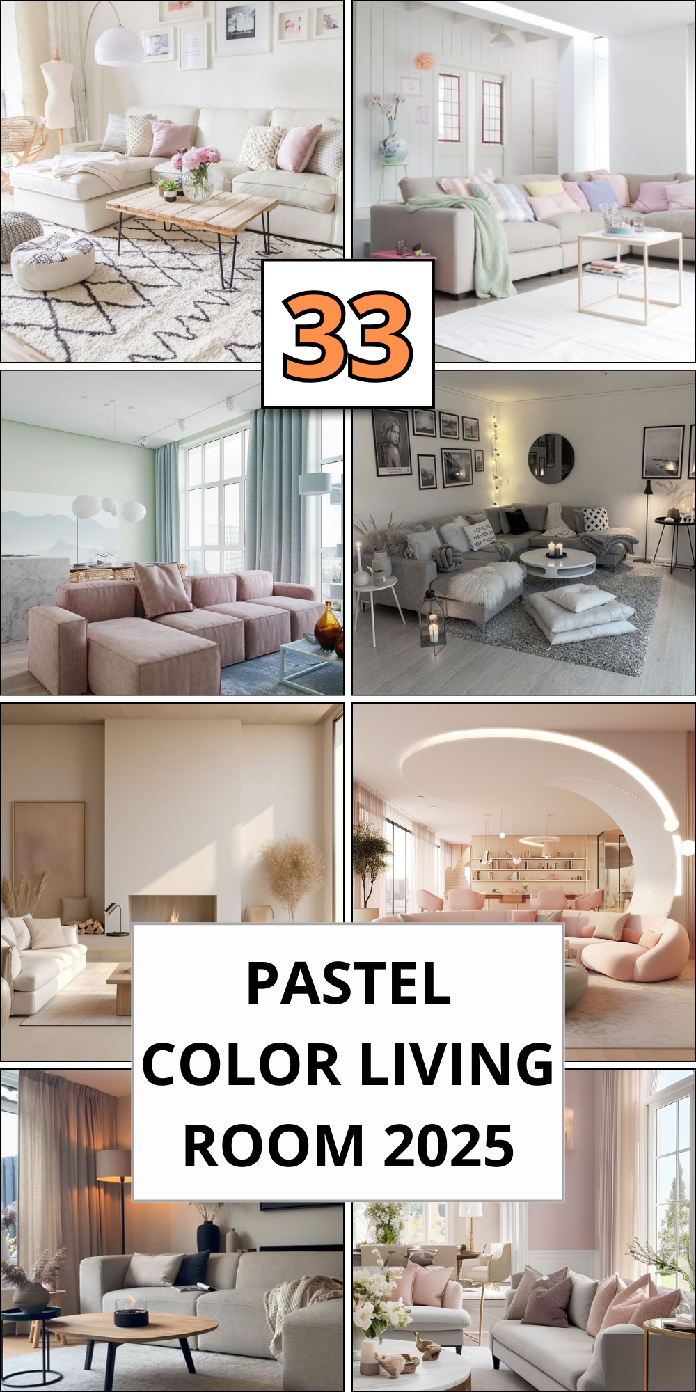 Embrace Cozy Elegance: 33 Pastel Color Living Room Ideas for 2025 ...