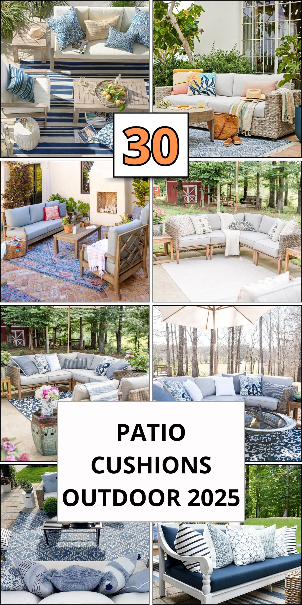 Explore 30 Chic Patio Cushions for Outdoor Bliss in 2025 - placeideal.com