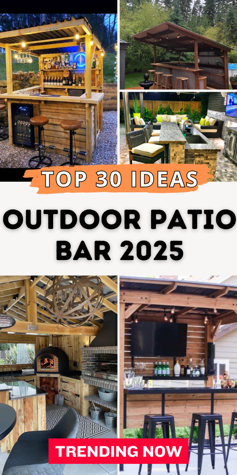 Top 30 Outdoor Patio Bar Ideas 2025 – Transform Your Backyard ...