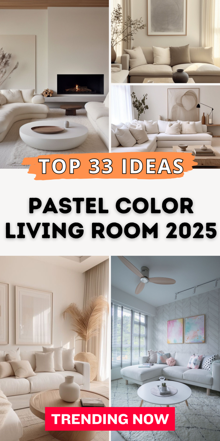 Embrace Cozy Elegance: 33 Pastel Color Living Room Ideas for 2025 ...