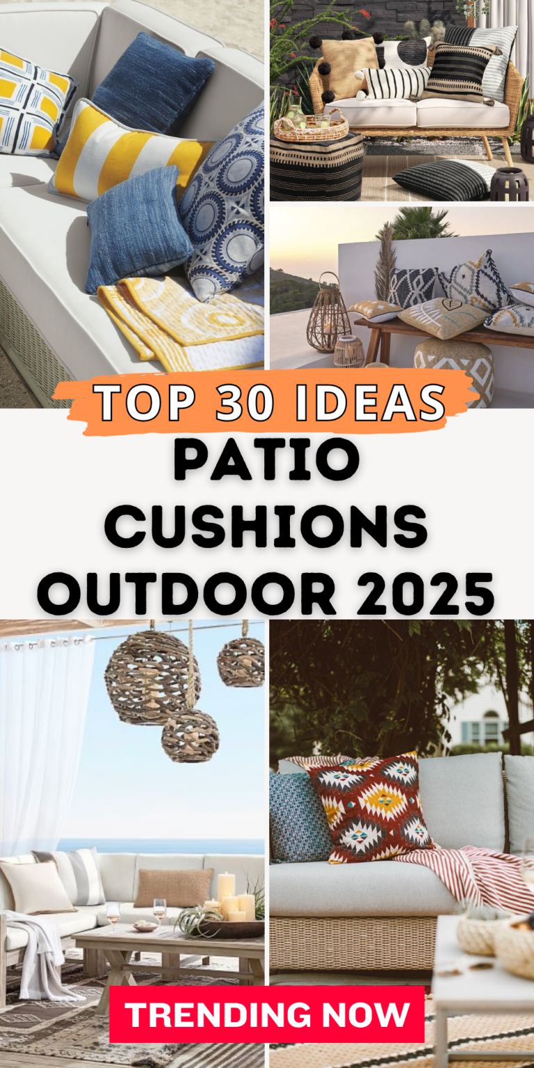 Explore 30 Chic Patio Cushions for Outdoor Bliss in 2025 - placeideal.com