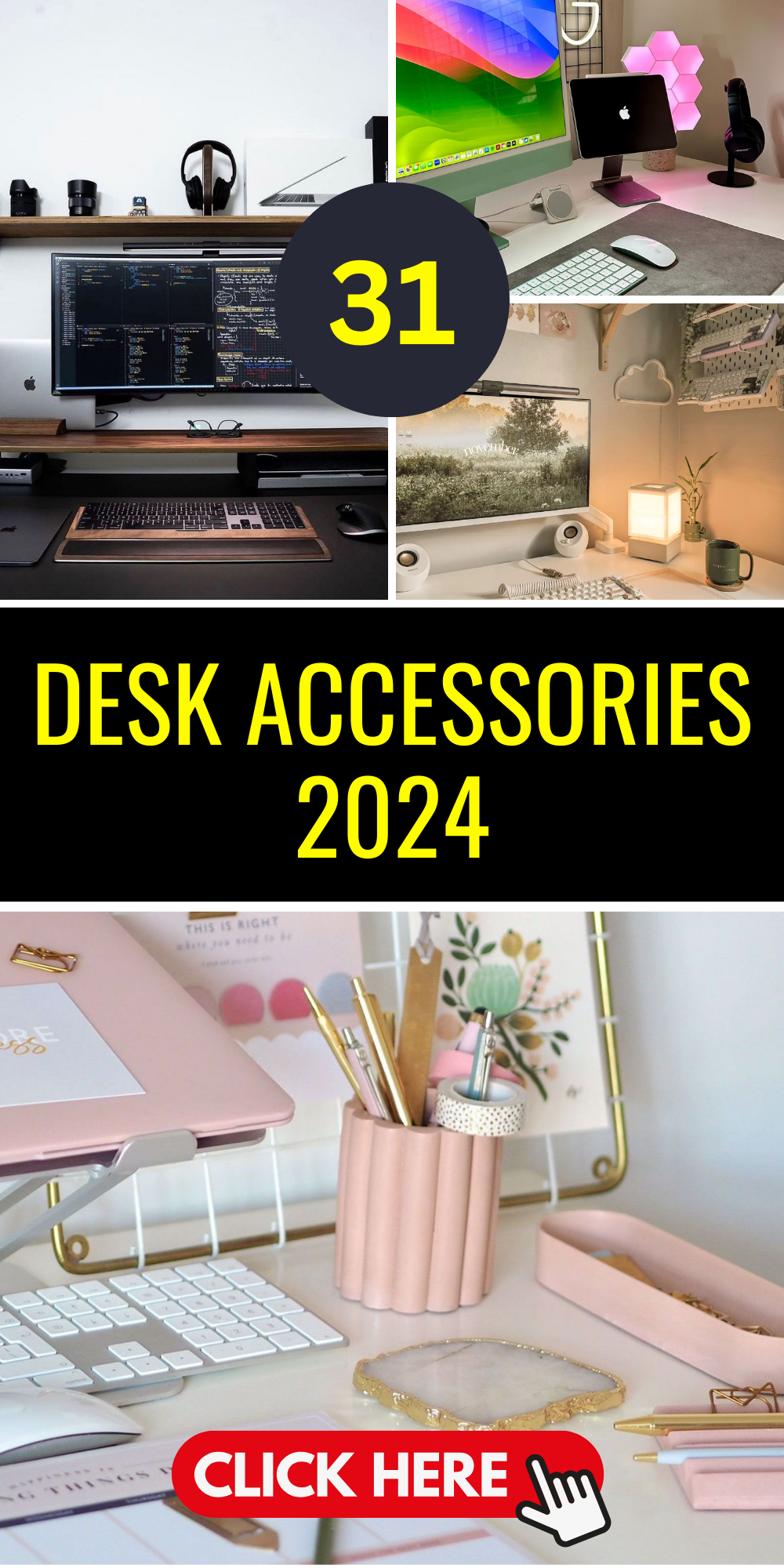 31 MustHave Desk Accessories 2024 Elevate Your Workspace Aesthetics