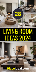 Transform Your Space: 28 Living Room Ideas 2024 for Modern Homes