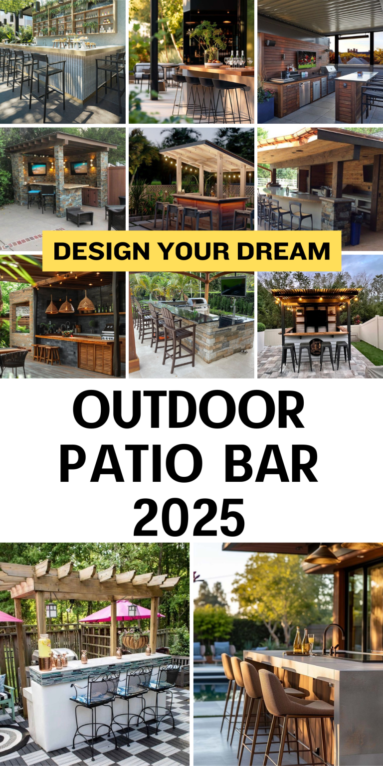 Top 30 Outdoor Patio Bar Ideas 2025 – Transform Your Backyard ...