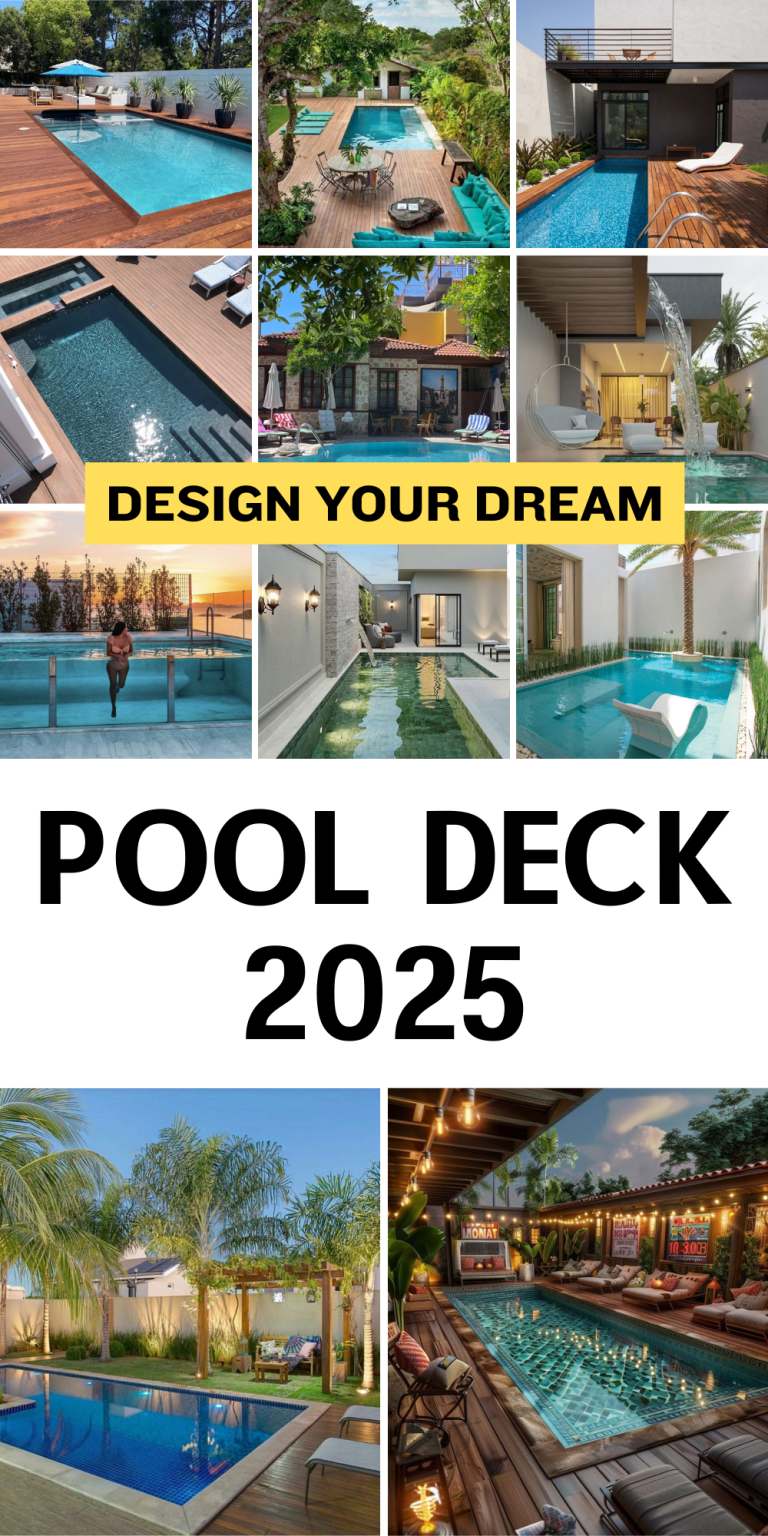 37 Stunning Pool Deck Ideas 2025: Transform Your Backyard Oasis ...