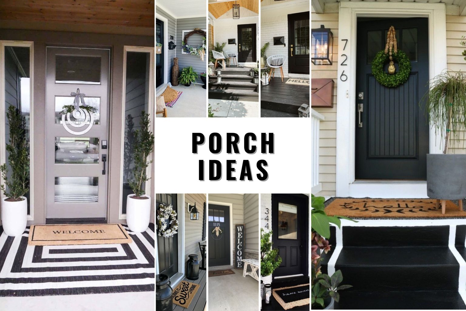 26 Porch Ideas to Revitalize Your Home's Entryway Charm & Style ...