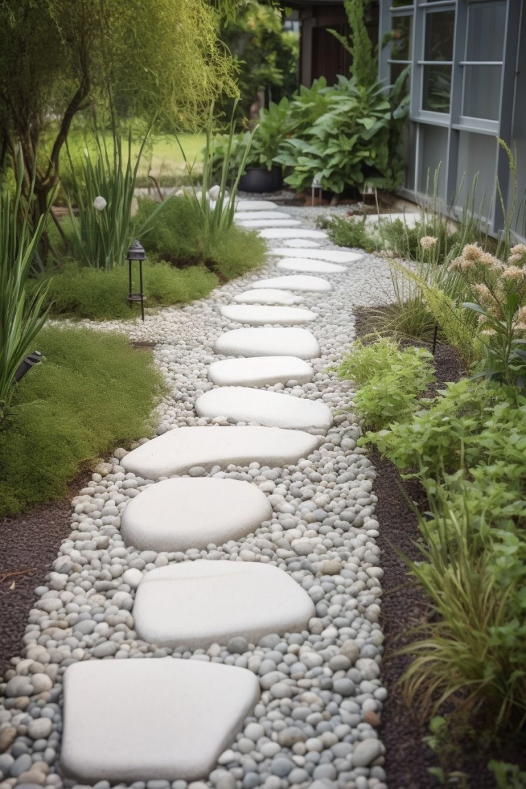 Elevate Your Yard: 26 Stepping Stone Walkway Designs for Every Style ...