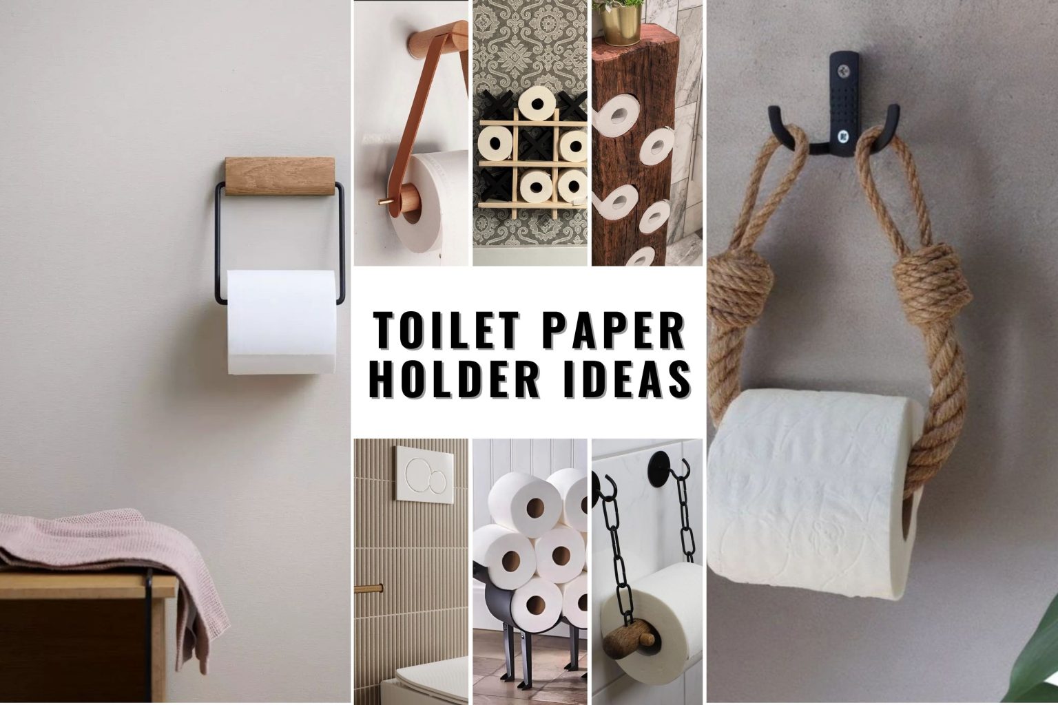27 Toilet Paper Holder Ideas to Elevate Your Bathroom's Style ...
