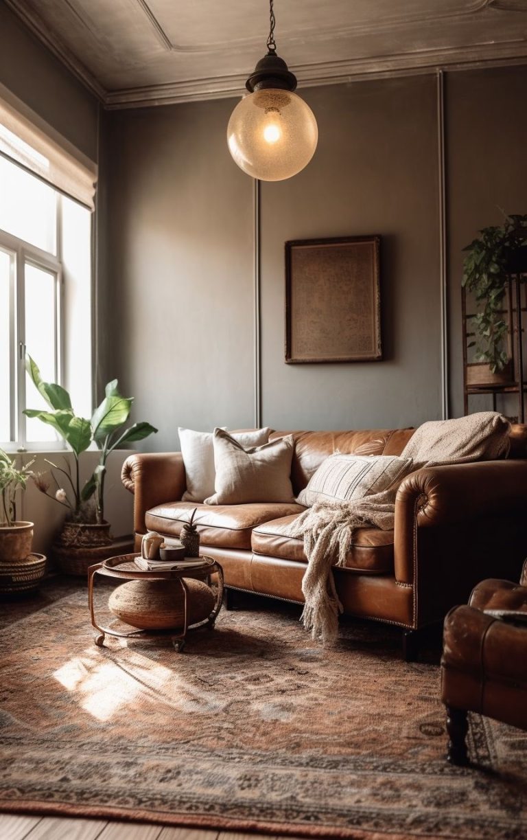 46 Leather Sofa Living Room Ideas for Timeless Elegance | Deco Trends ...