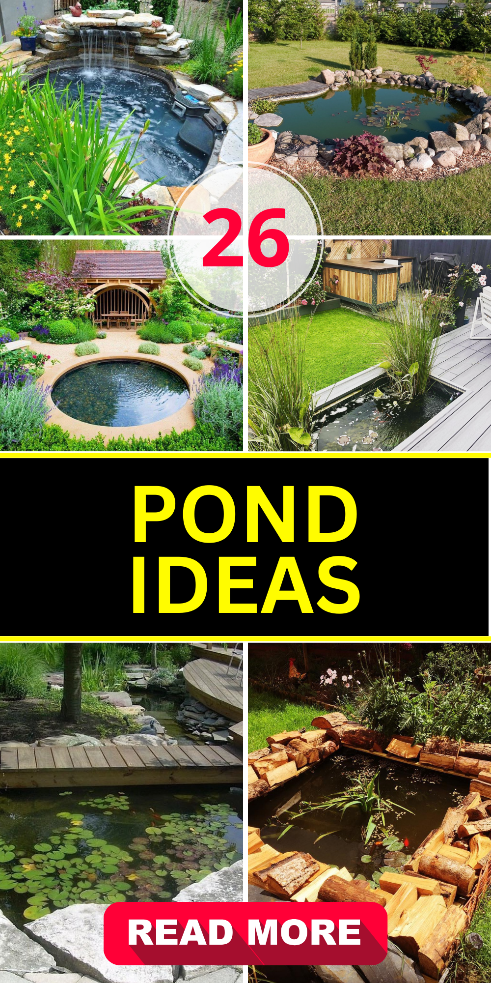 26 Pond Ideas to Transform Your Garden into a Lush Oasis - placeideal.com