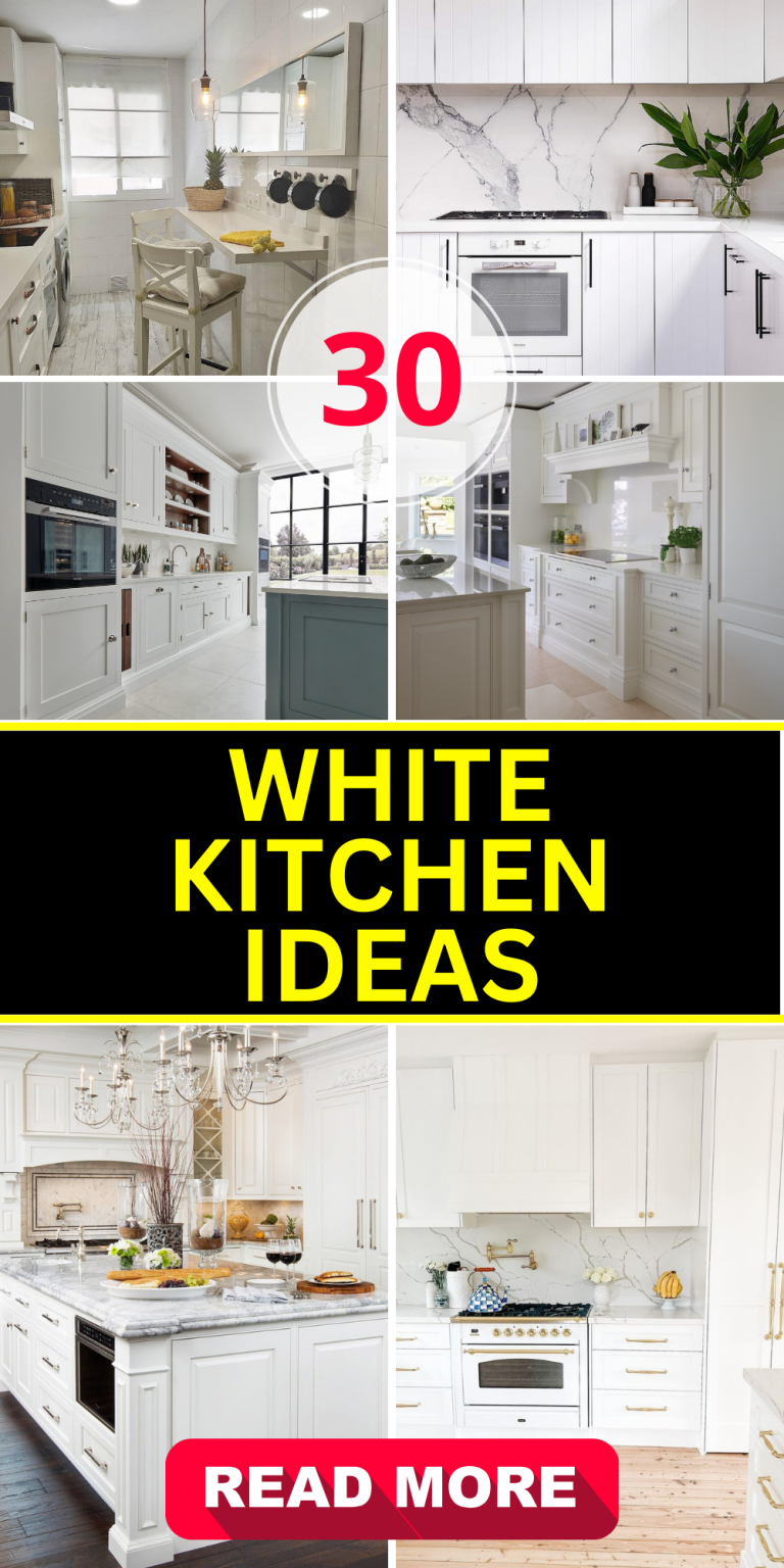 30 White Kitchen Ideas to Brighten Your Space in 2024 - Elegant Designs ...