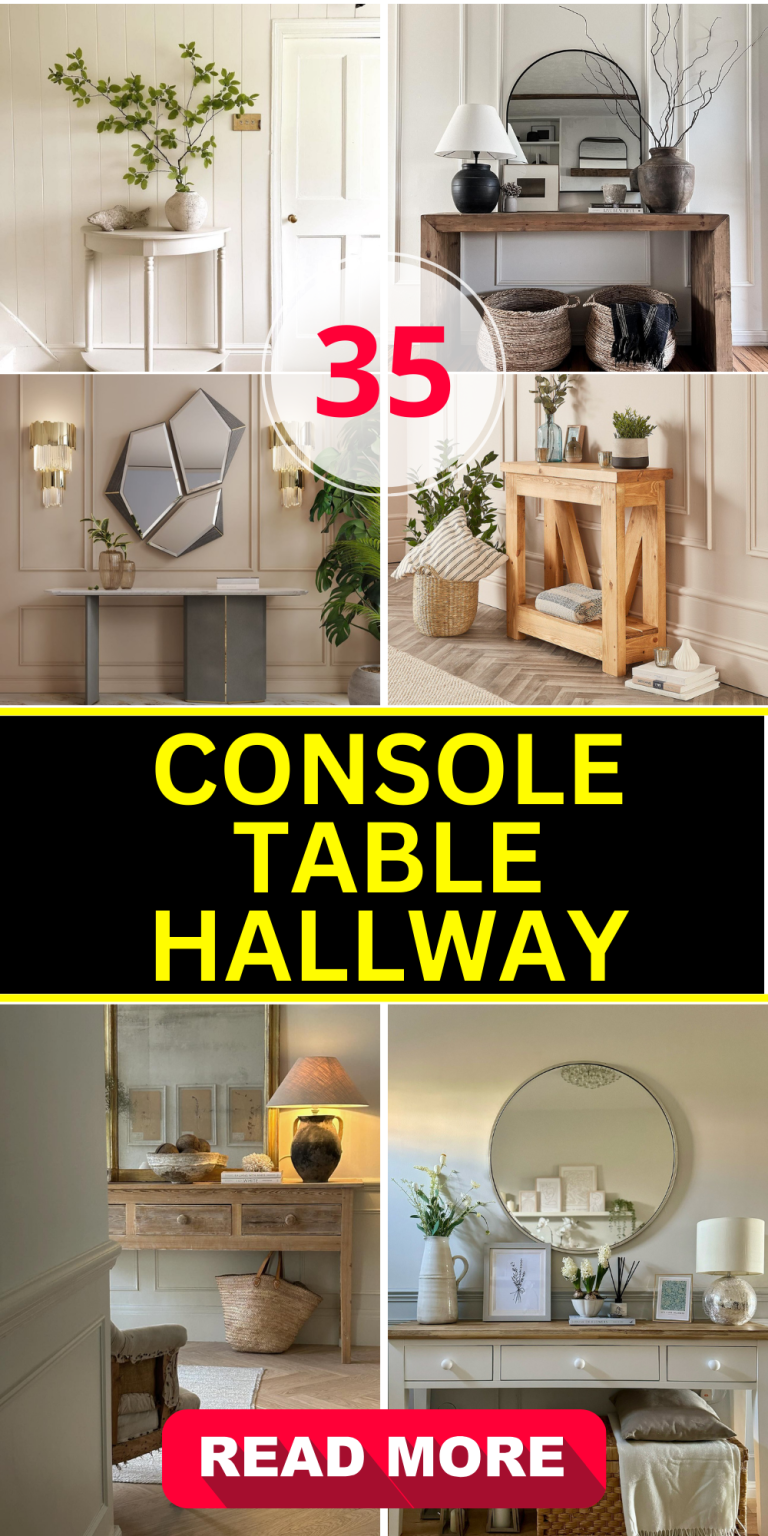 Top 35 Console Table Hallway Ideas for a Welcoming Home Entrance ...