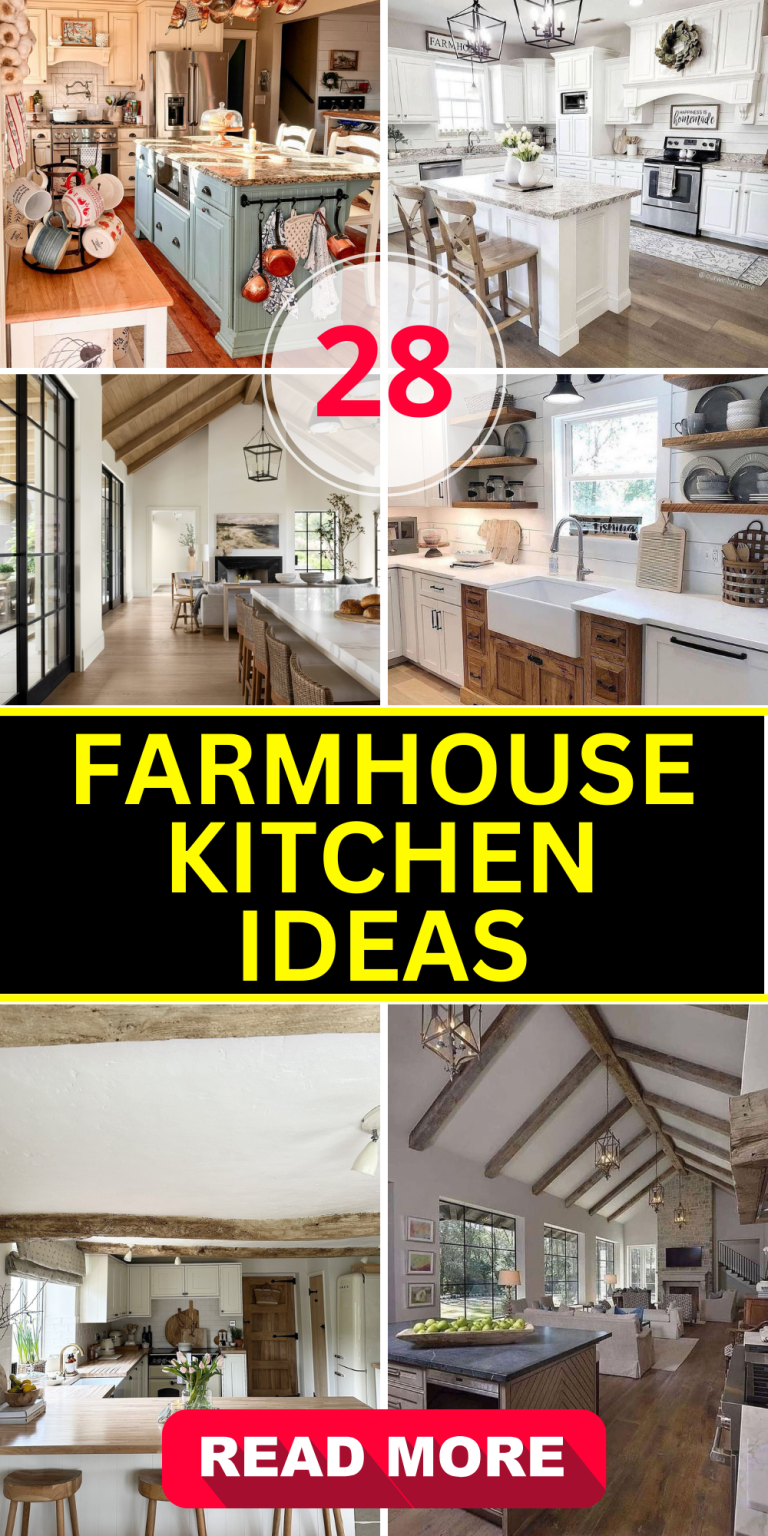 28 Farmhouse Kitchen Ideas for Every Style - Rustic to Modern Charm ...