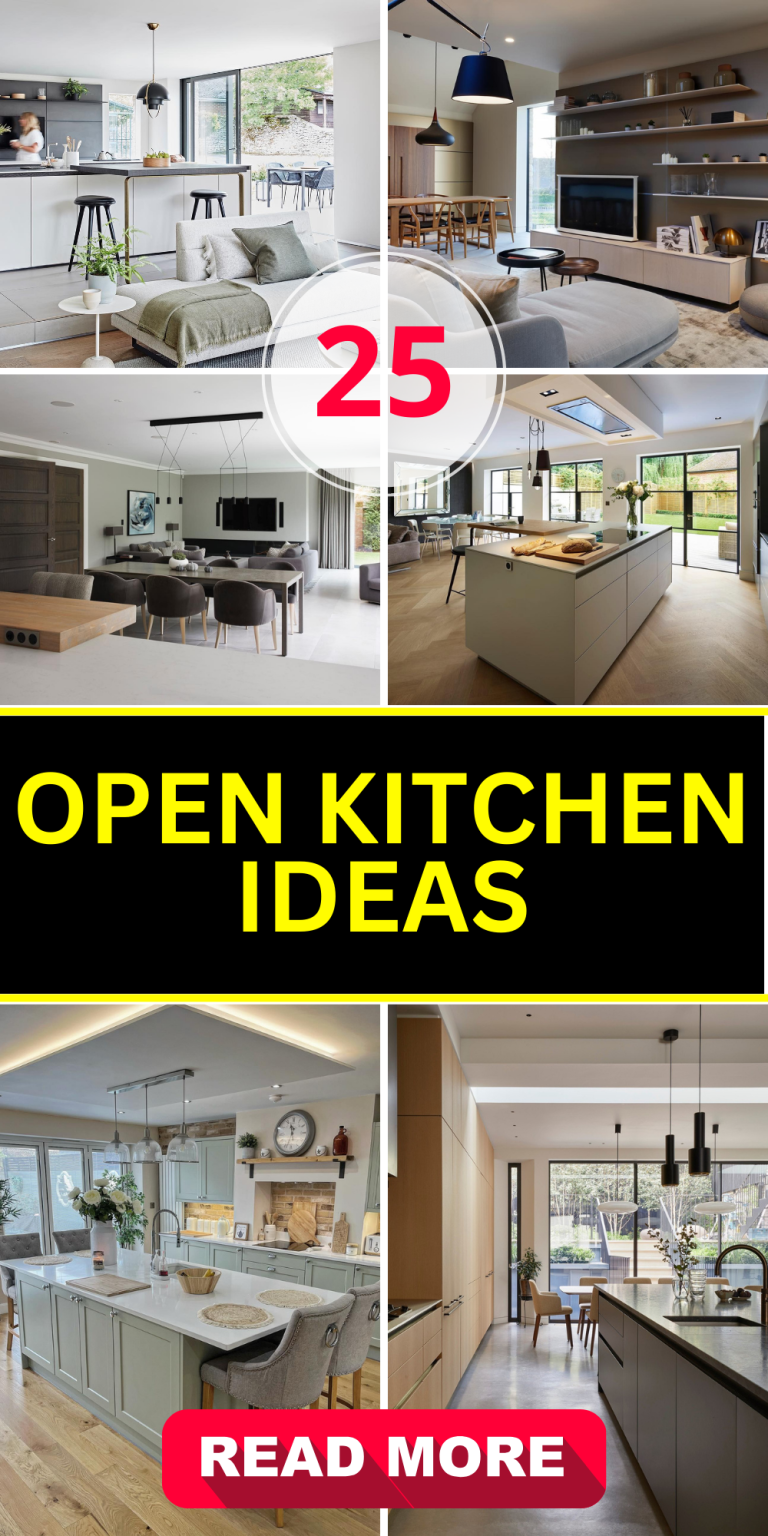 25 Open Kitchen Ideas: Transform Your Home with Modern Elegance ...