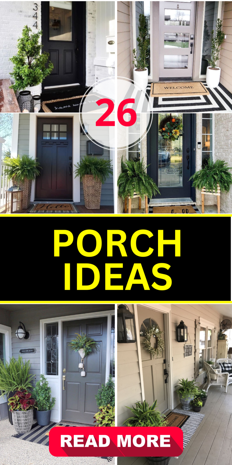 26 Porch Ideas to Revitalize Your Home's Entryway Charm & Style ...