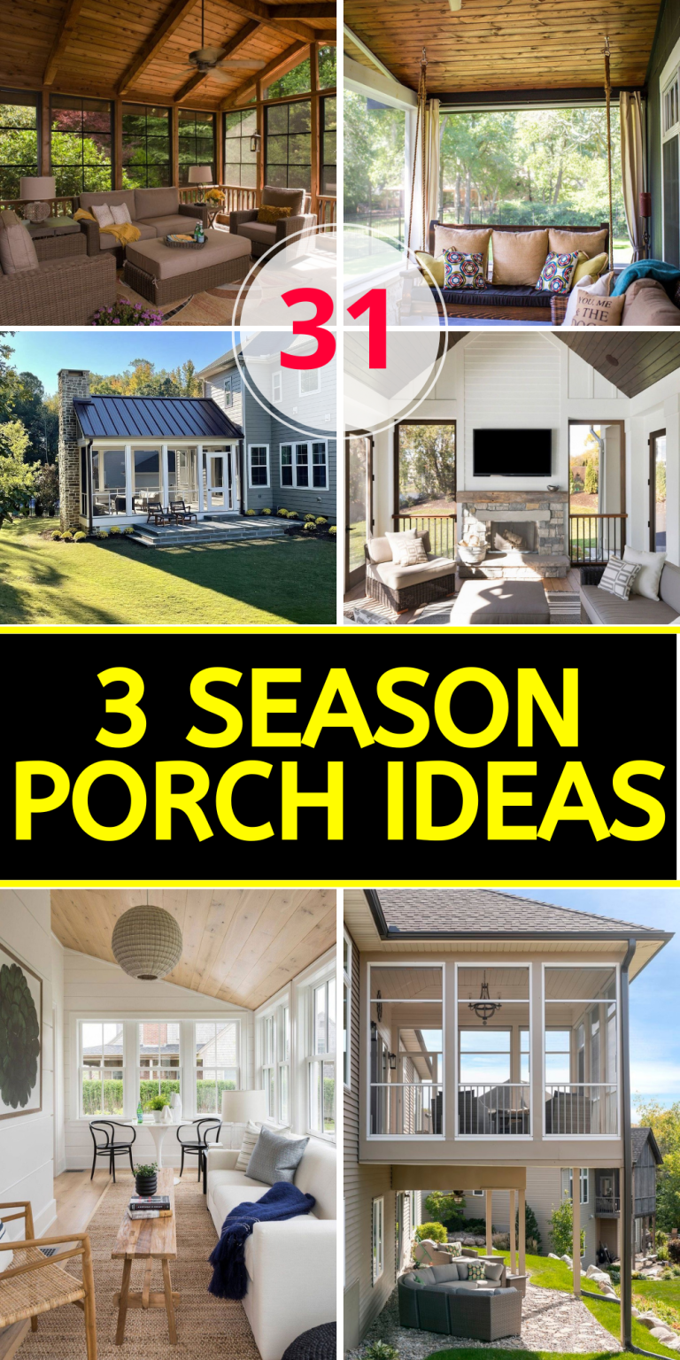 31 Creative 3 Season Porch Ideas to Inspire Your Next Cozy Retreat ...
