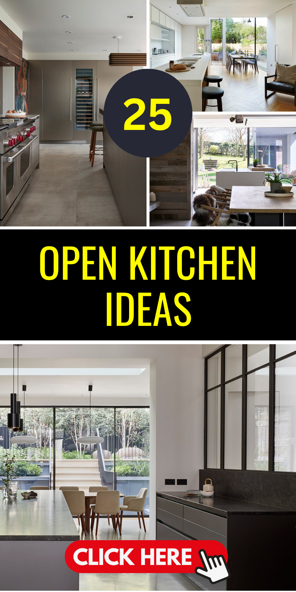 25 Open Kitchen Ideas: Transform Your Home with Modern Elegance ...