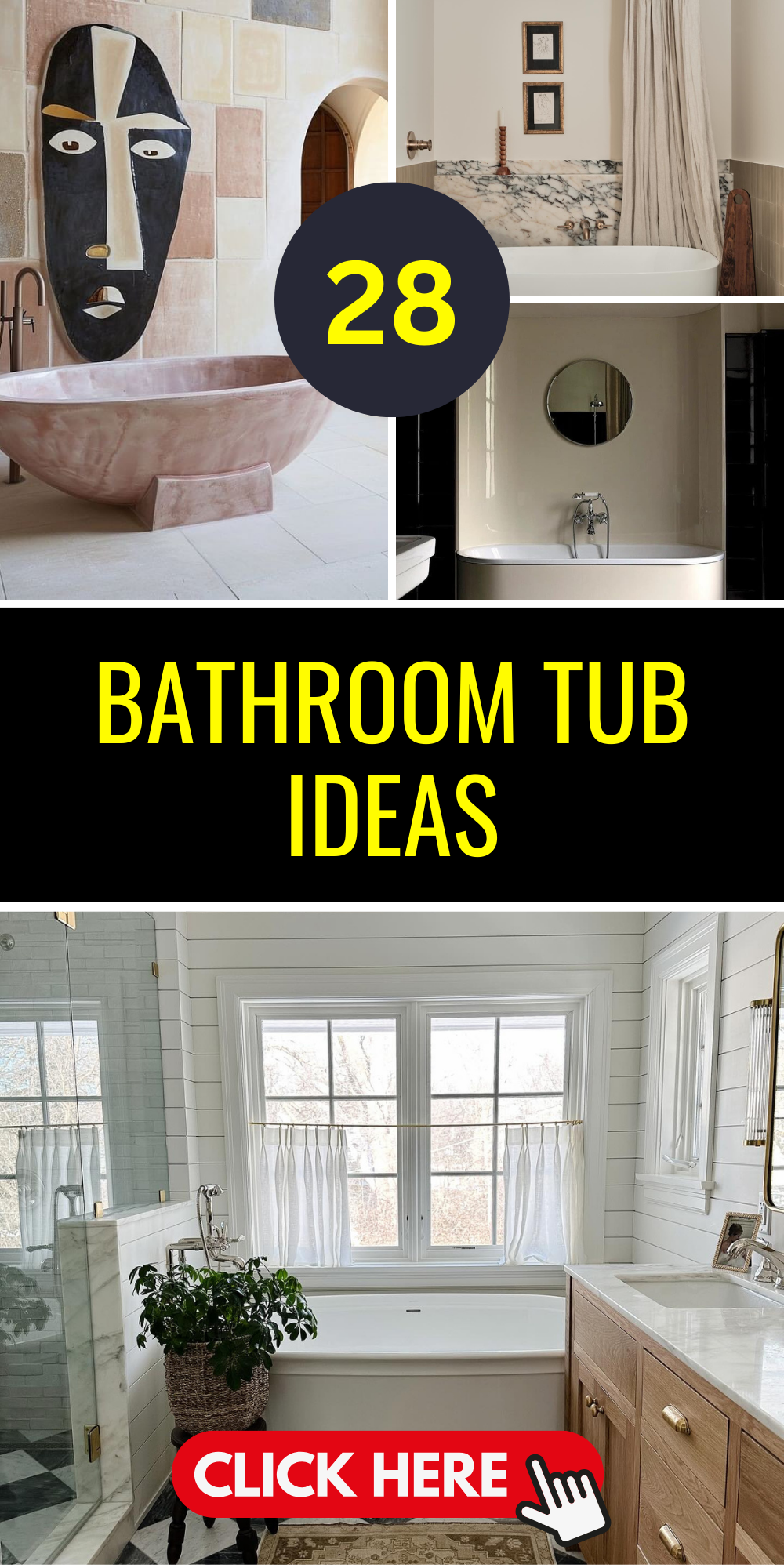 28 Bathroom Tub Ideas: Transform Your Space with Elegance & Comfort ...
