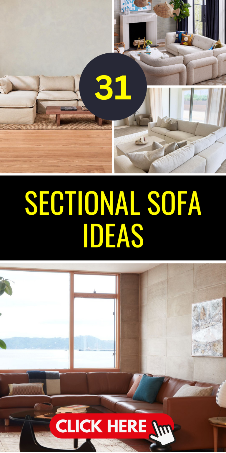 31 Sectional Sofa Ideas: Maximize Comfort & Style in Your Living Room ...