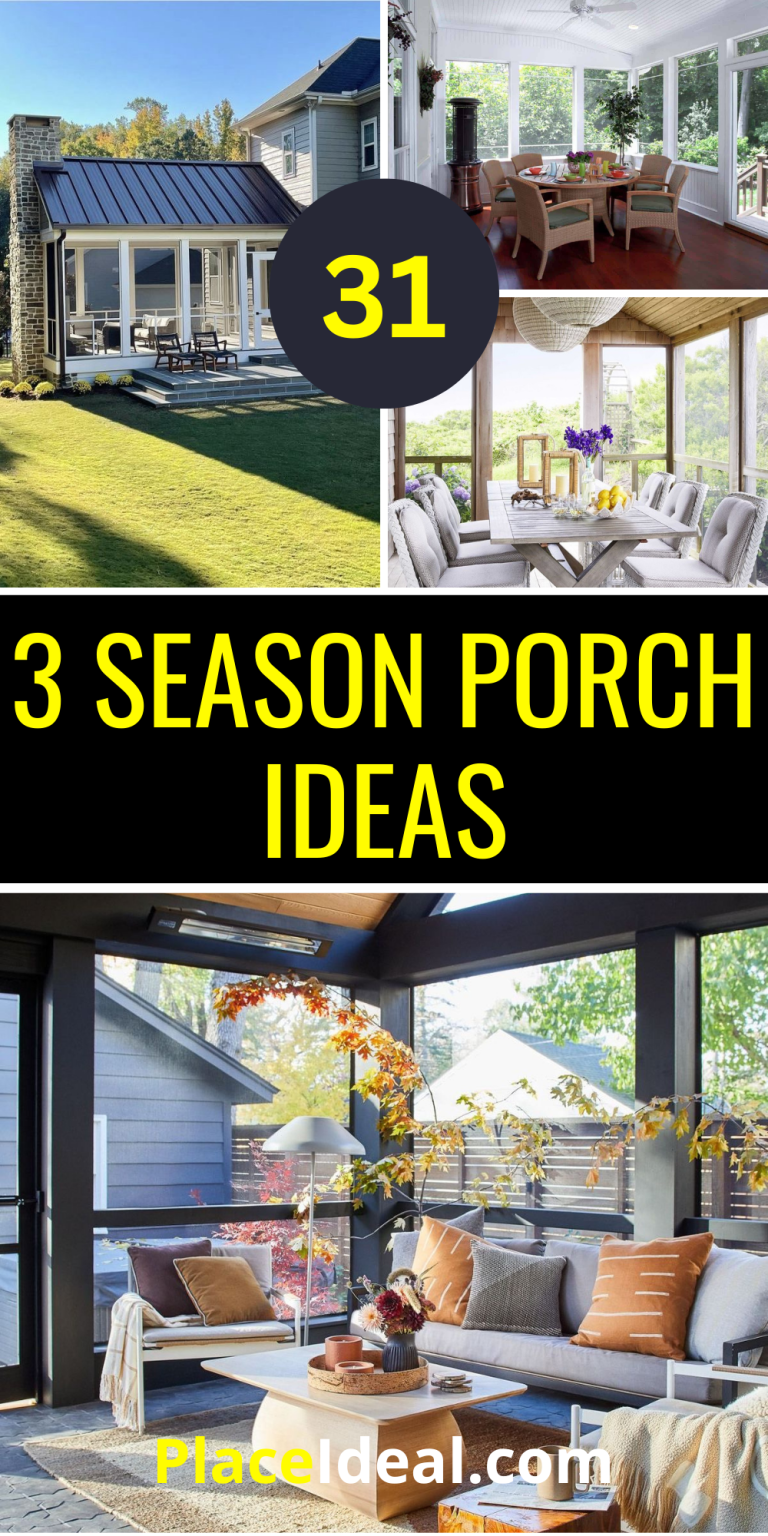 31 Creative 3 Season Porch Ideas to Inspire Your Next Cozy Retreat ...