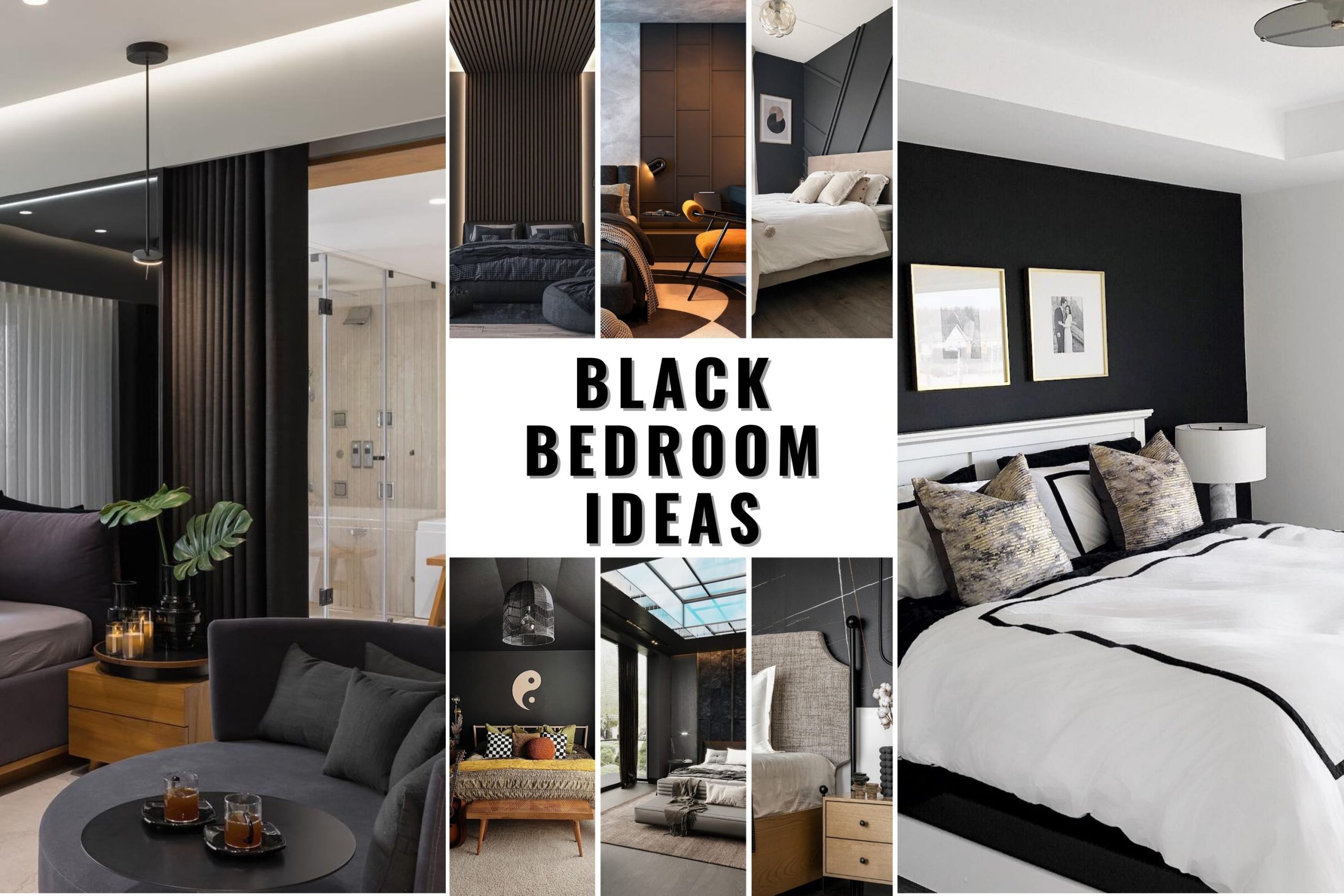 Top 29 Black Bedroom Ideas for a Modern Home Makeover | Style Guide ...