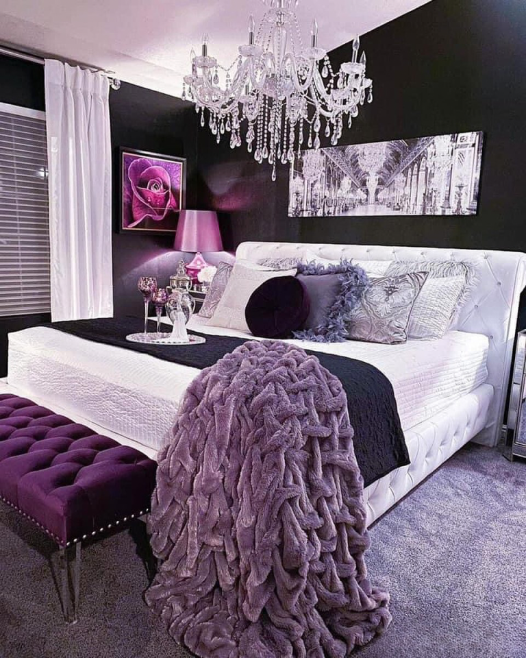 29 Purple Bedroom Ideas for Every Style - Lavish to Minimalist Elegance ...