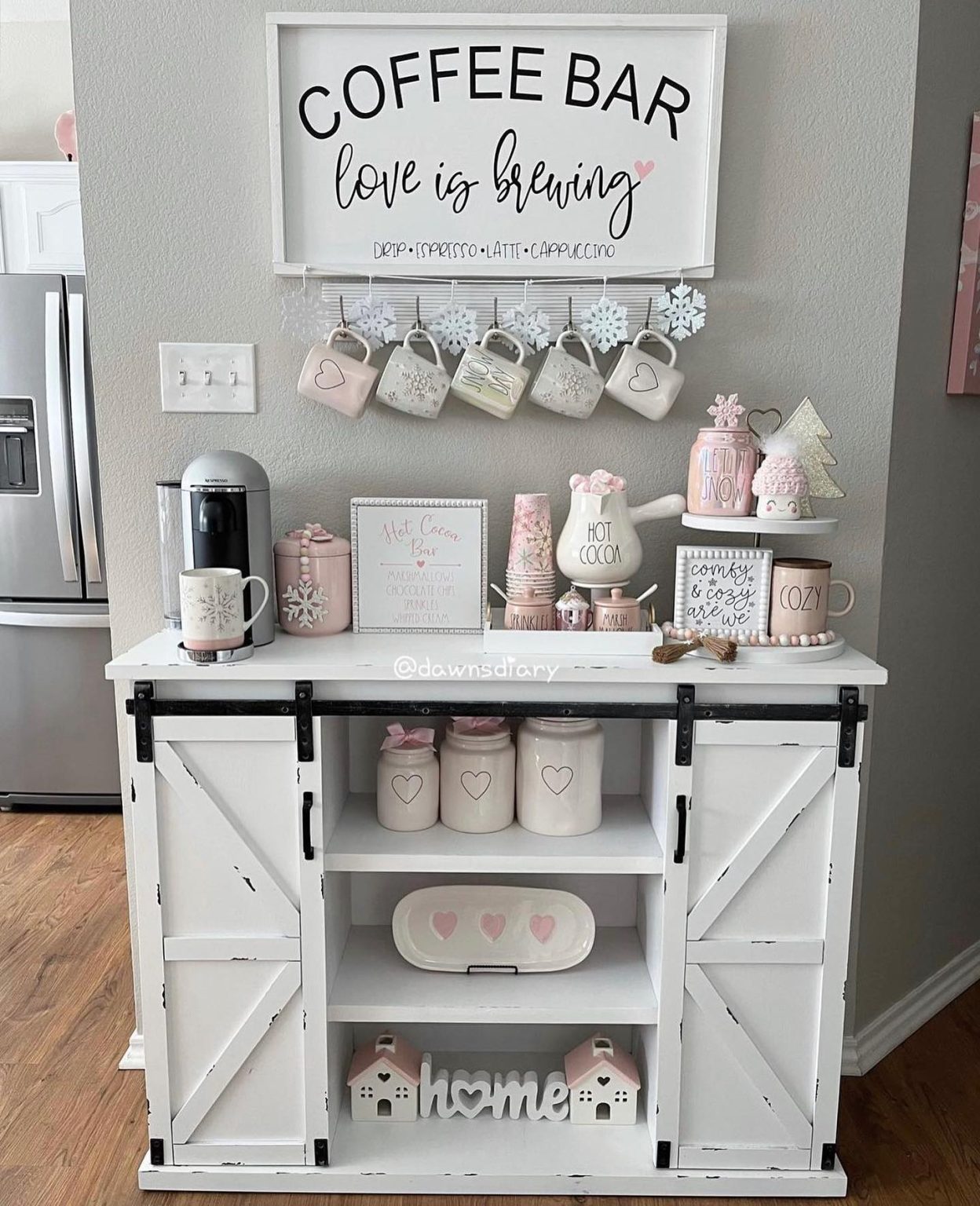 36 Inviting Kitchen Coffee Bar Ideas for Your Home Oasis - placeideal.com