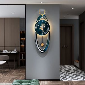 27 Wall Clock Styles to Elevate Your Living Room Decor Elegantly