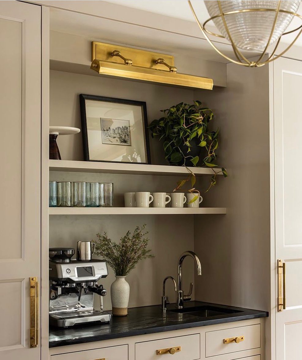 36 Inviting Kitchen Coffee Bar Ideas for Your Home Oasis - placeideal.com
