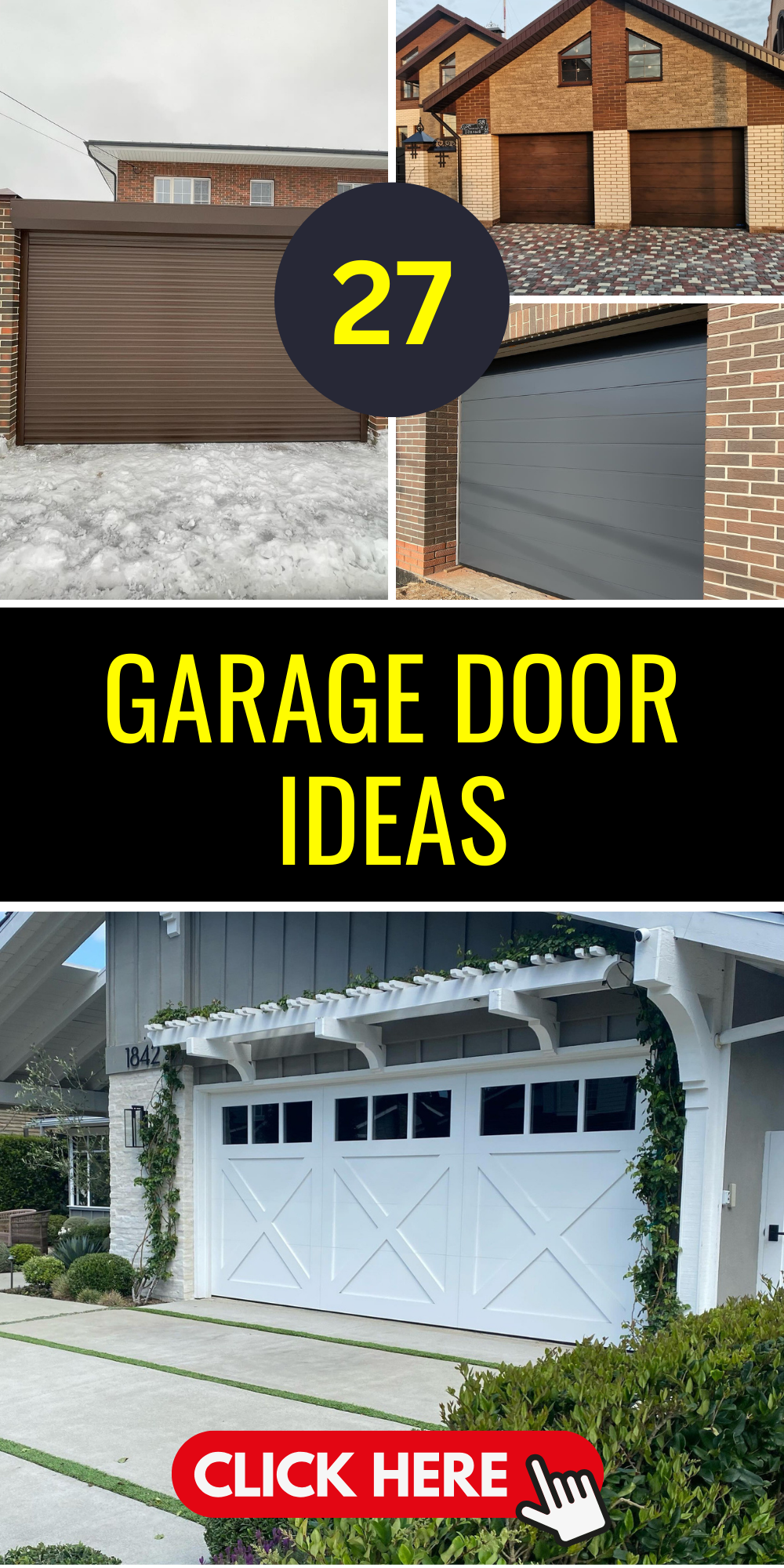 Boost Home Style with 27 Garage Door Ideas - Find Your Perfect Match ...