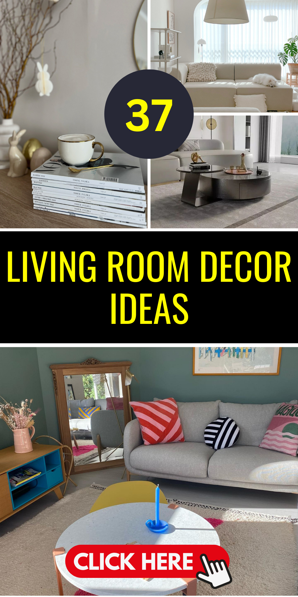 37 Chic Living Room Decor Ideas for a Stylish Home Makeover ...