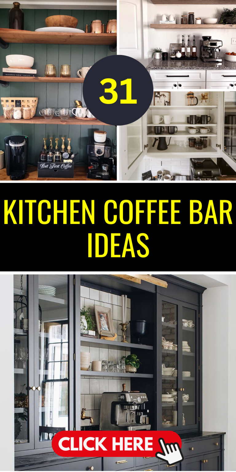 31 Inviting Kitchen Coffee Bar Ideas for Your Home Oasis - placeideal.com