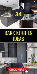 34 Dark Kitchen Ideas: Transform Your Home with Elegant Designs ...