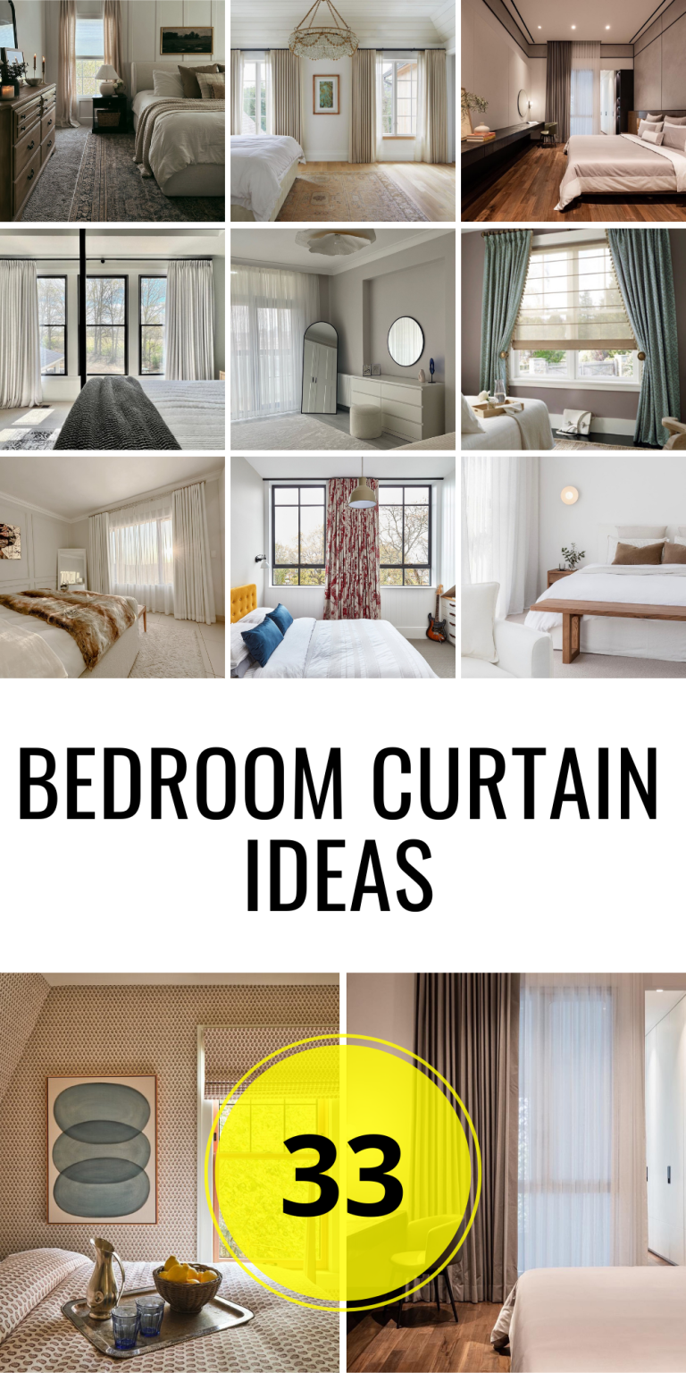 33 Bedroom Curtain Ideas to Elevate Your Sanctuary's Style - placeideal.com