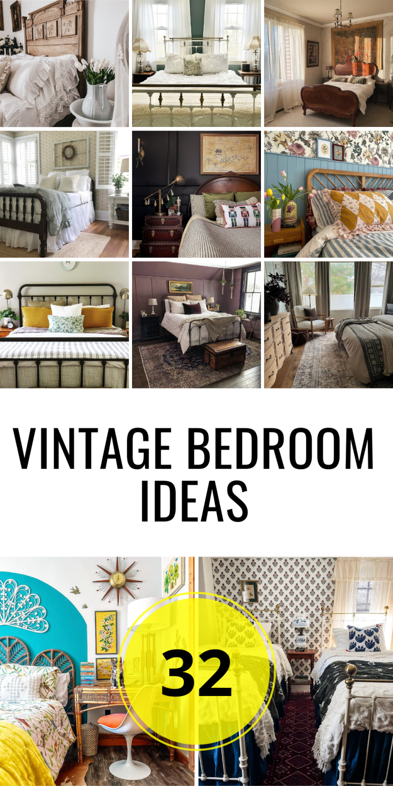 32 Vintage Bedroom Ideas for Charming Retro-Inspired Spaces ...