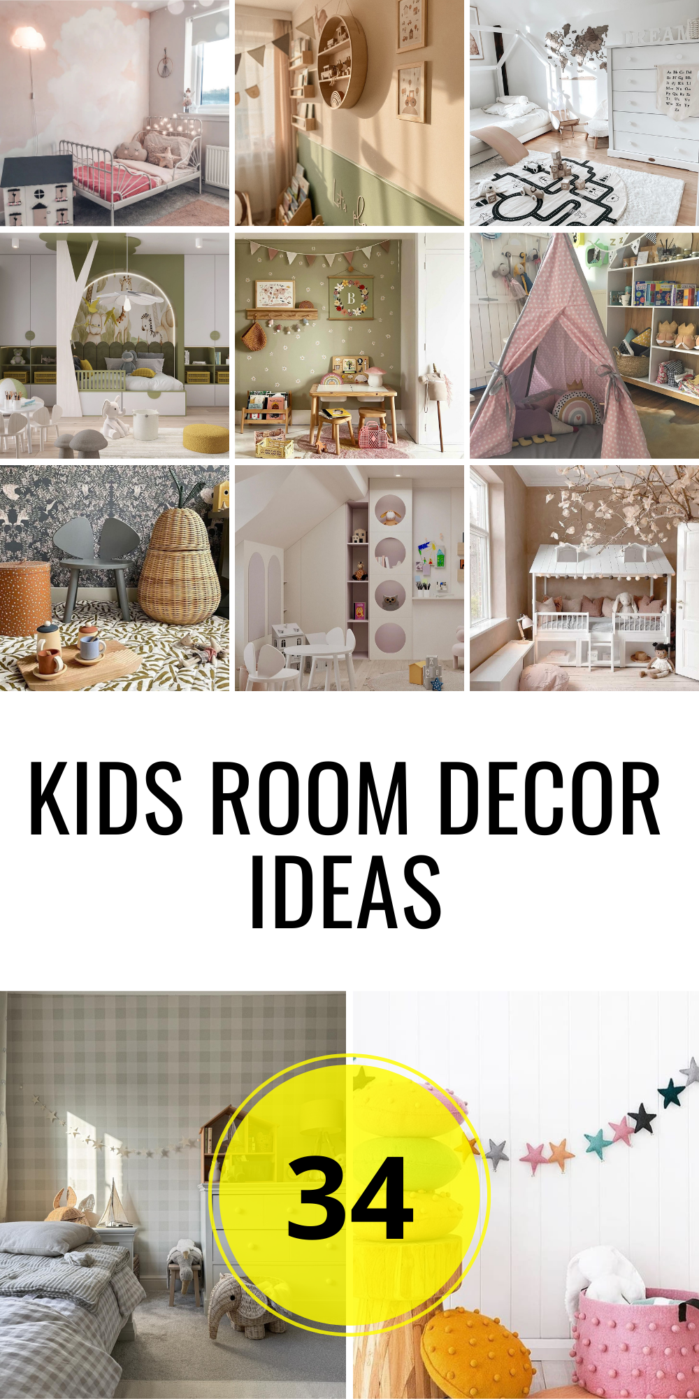 34 Kids Room Decor Ideas: Inspiring Designs for Playful Spaces ...