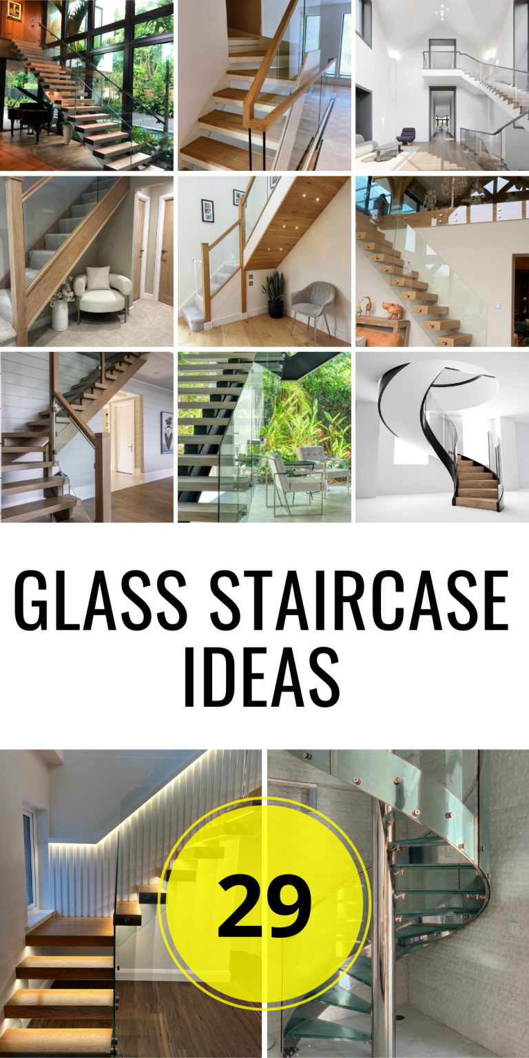 Picture of 29 Glass Staircase Ideas: Elegance Meets Modern Design - placeideal.com