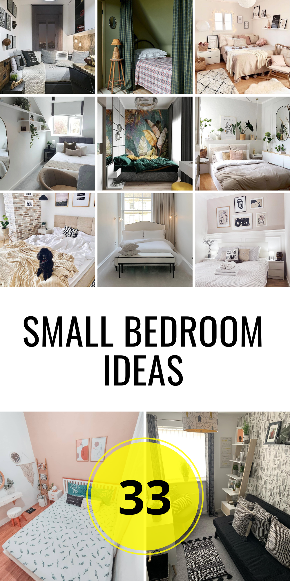 33 Small Bedroom Ideas: Transform Tiny Spaces into Chic Retreats ...