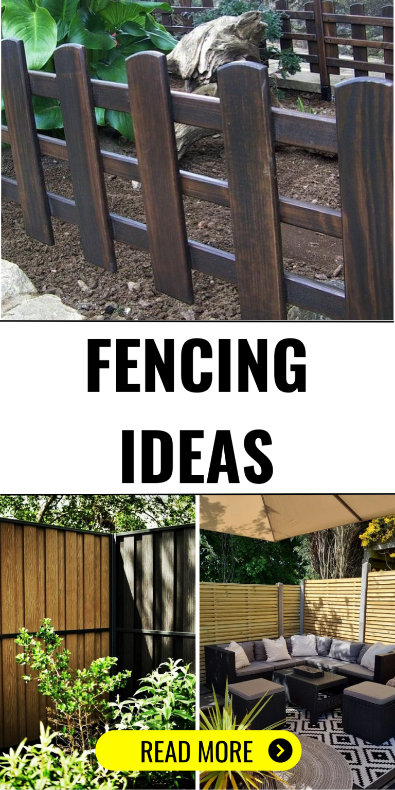 29 Fencing Ideas for Privacy & Style: Transform Your Outdoor Space ...