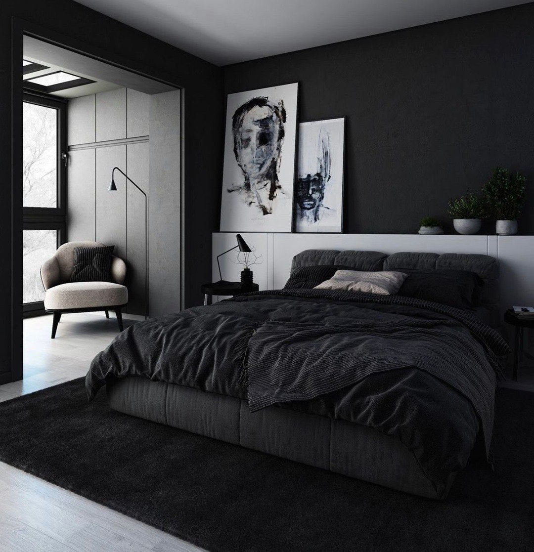 Top 29 Black Bedroom Ideas for a Modern Home Makeover | Style Guide ...