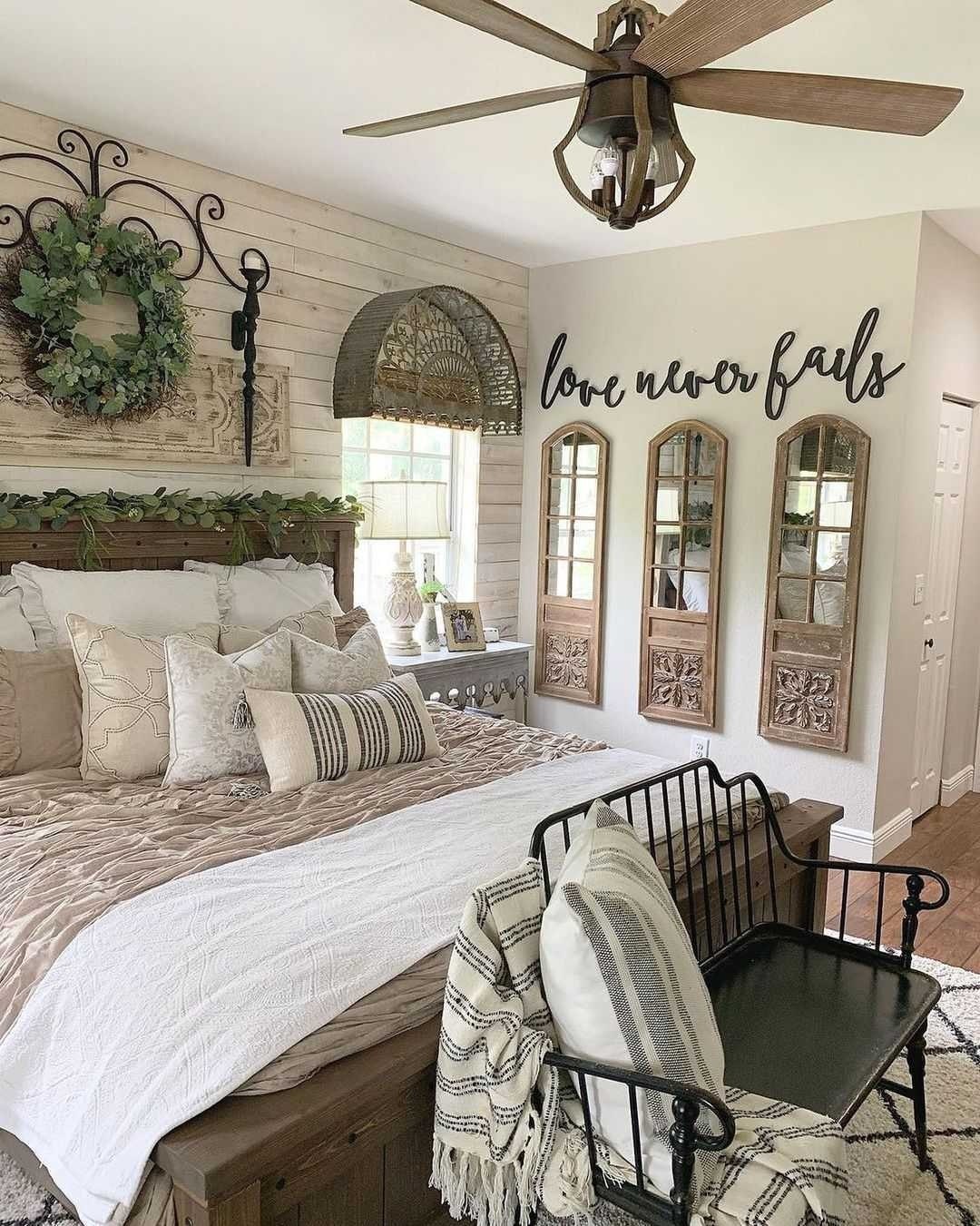 Top 34 Farmhouse Bedroom Ideas – Rustic Charm for Cozy Retreats ...