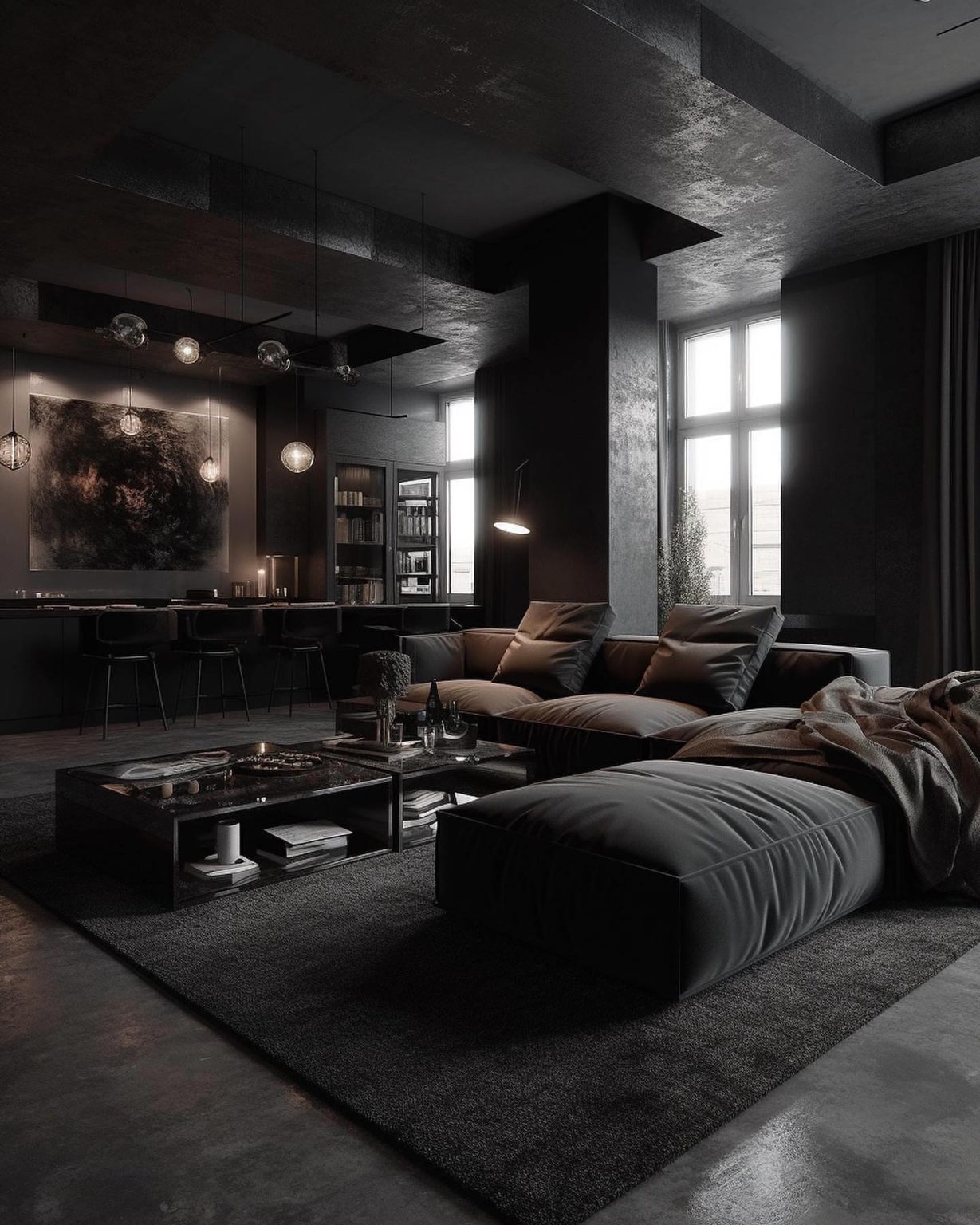 24 Modern Dark Living Room Ideas: Elegant, Cozy, and Stylish Designs ...