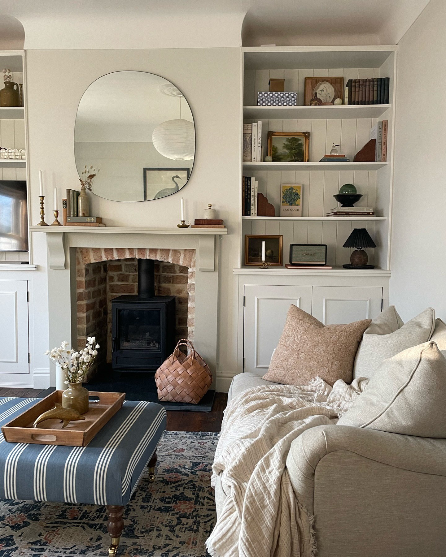 Neutral Victorian Living Room