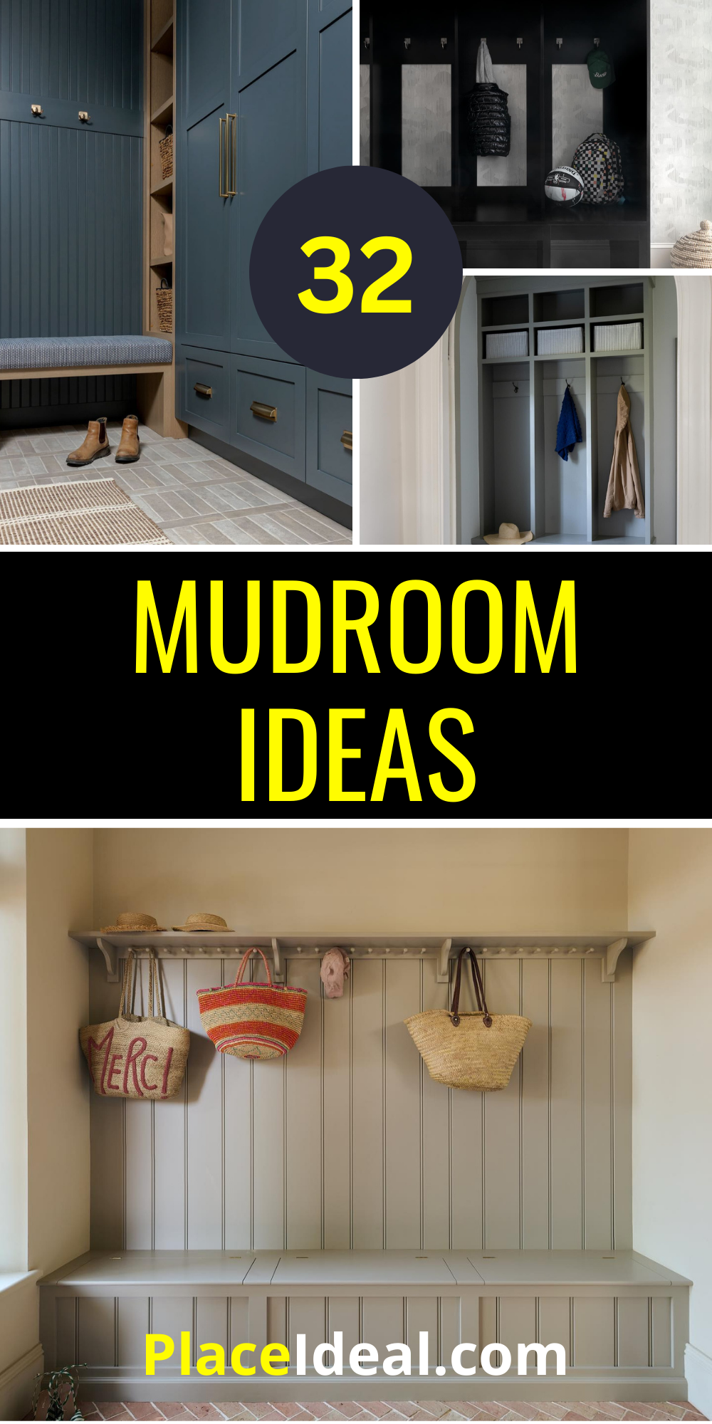 37 Mudroom Ideas - Enhance Your Home with Practical and Stylish Designs ...