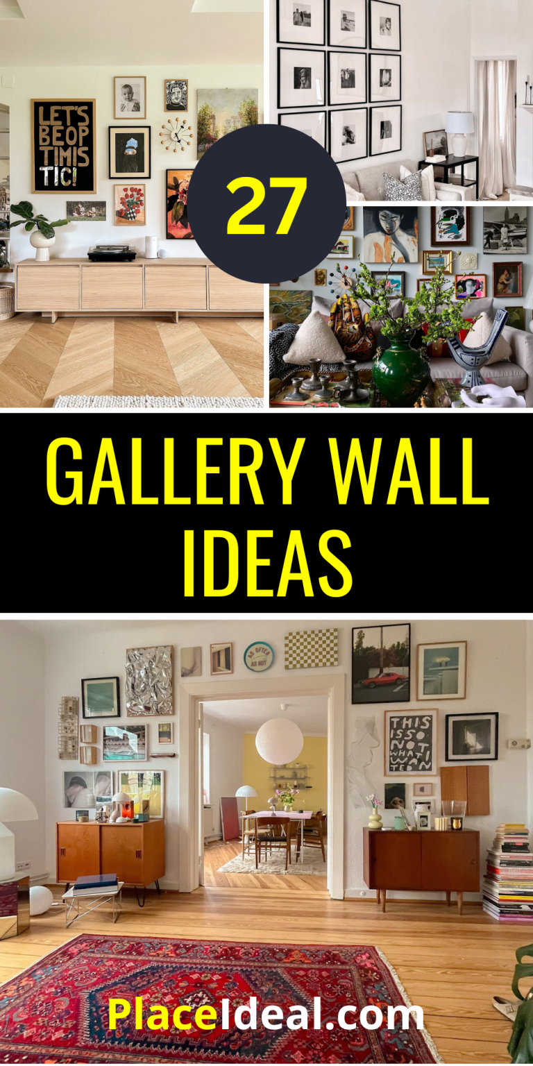 32 Gallery Wall Ideas 2024: Transform Your Space with Creative and ...