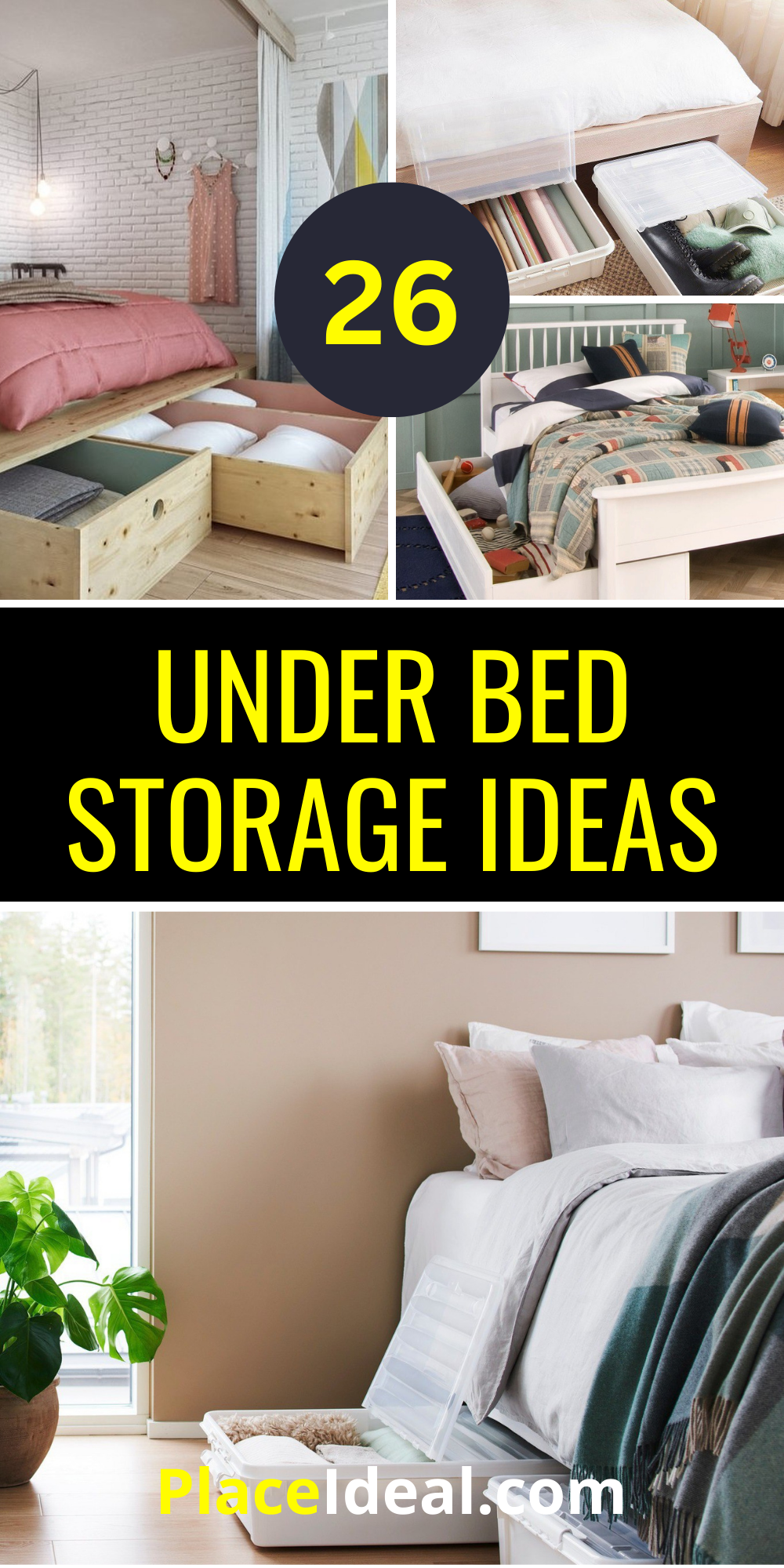Maximize Your Space with These 26 Under Bed Storage Ideas for Small ...